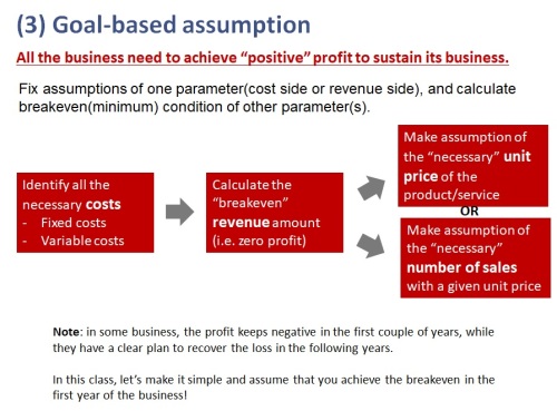 business plan assumptions